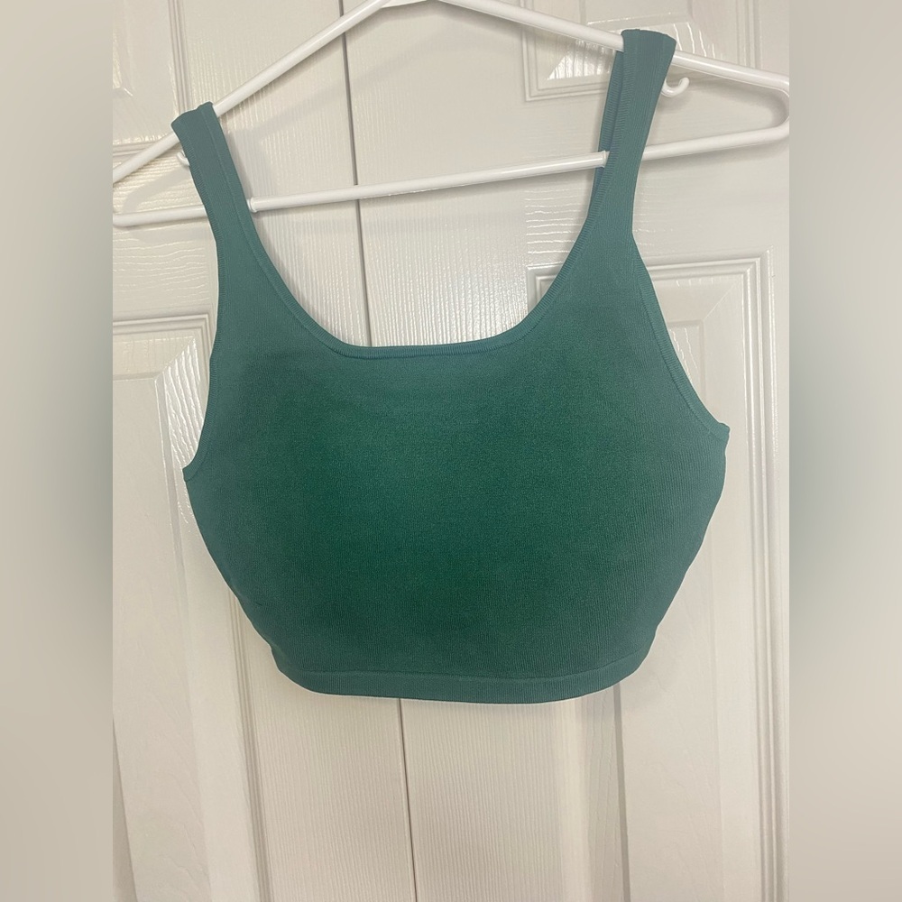 New Aritzia Babaton Sculpt Knit Squareneck Cropped Tank - Picture 5 of 10